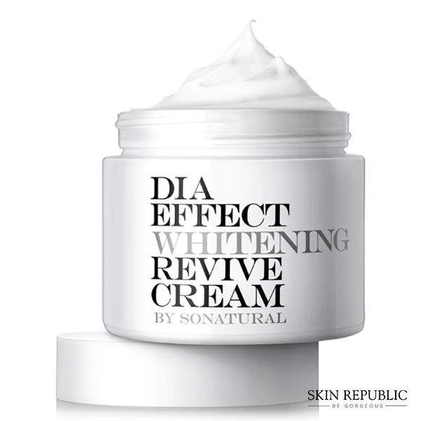 Kem Dưỡng Nâng Tone Dia Effect Whitening Revive Cream So'Natural Hàn Quốc