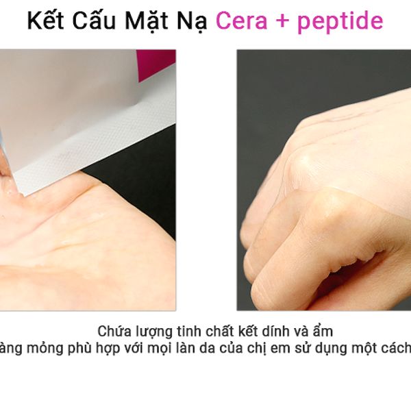 Mặt Nạ Dưỡng Ẩm Cera + Peptide Bio Booster Mask So'Natural Hàn Quốc