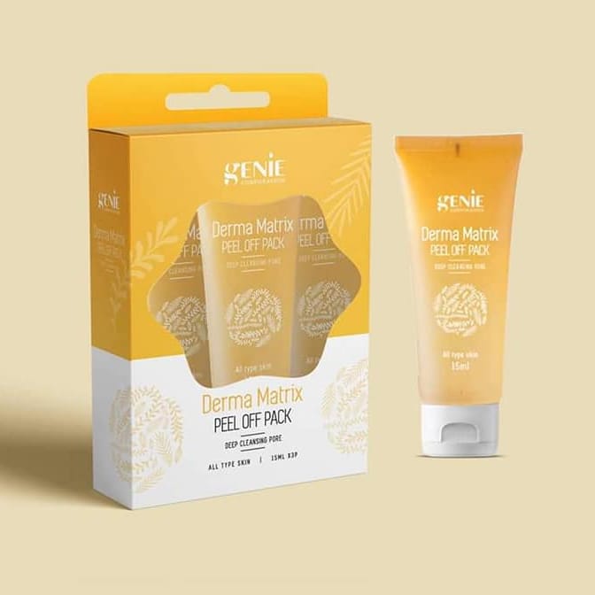 Mặt Nạ Genie Derma Matrix Peel Off Pack - Làm sạch da, chống lão hóa