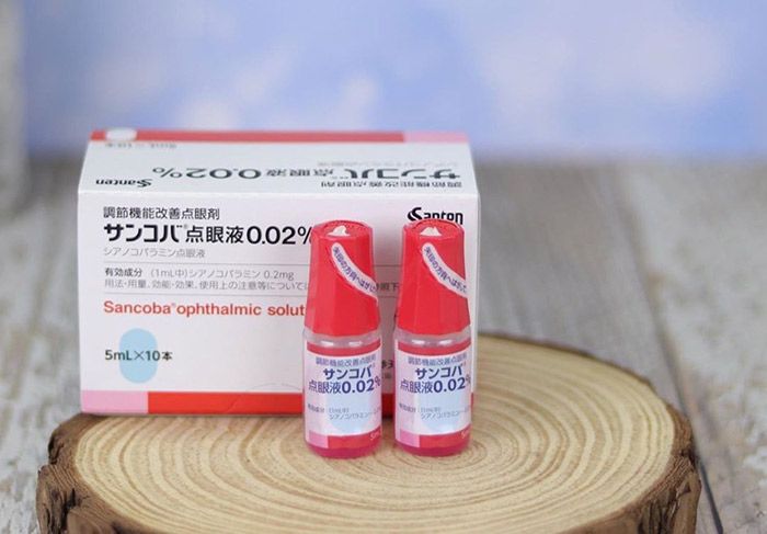 Dung Dịch Nhỏ Mắt Sancoba 5ml Nhật Bản Hộp 10 lọ