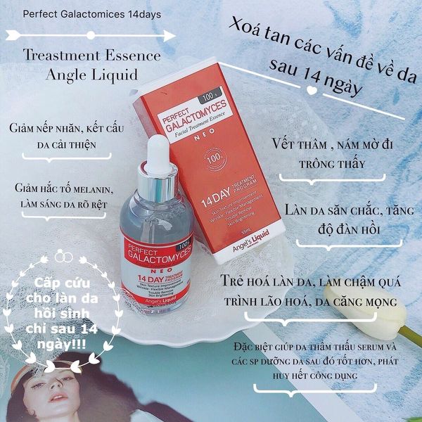 Tinh chất Angel’s Liquid Perfect Galactomyces 14 Days Treatment Essence 55ml