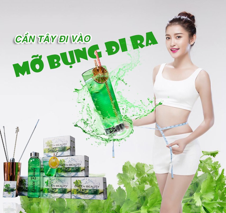 Nước Ép Cần Tây Green Beauty - giảm cân, đẹp da, thanh lọc cơ thể