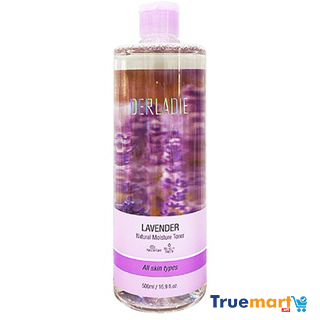 Nước hoa hồng kháng viêm, kiềm dầu và hỗ trợ làm giảm mụn Derladie Lavender Natural Moisture Toner 500ml