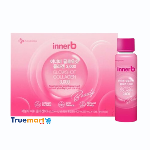 Nước uống Innerb Glowshot Collagen 3000mg của Hàn Quốc ( 12 lọ )