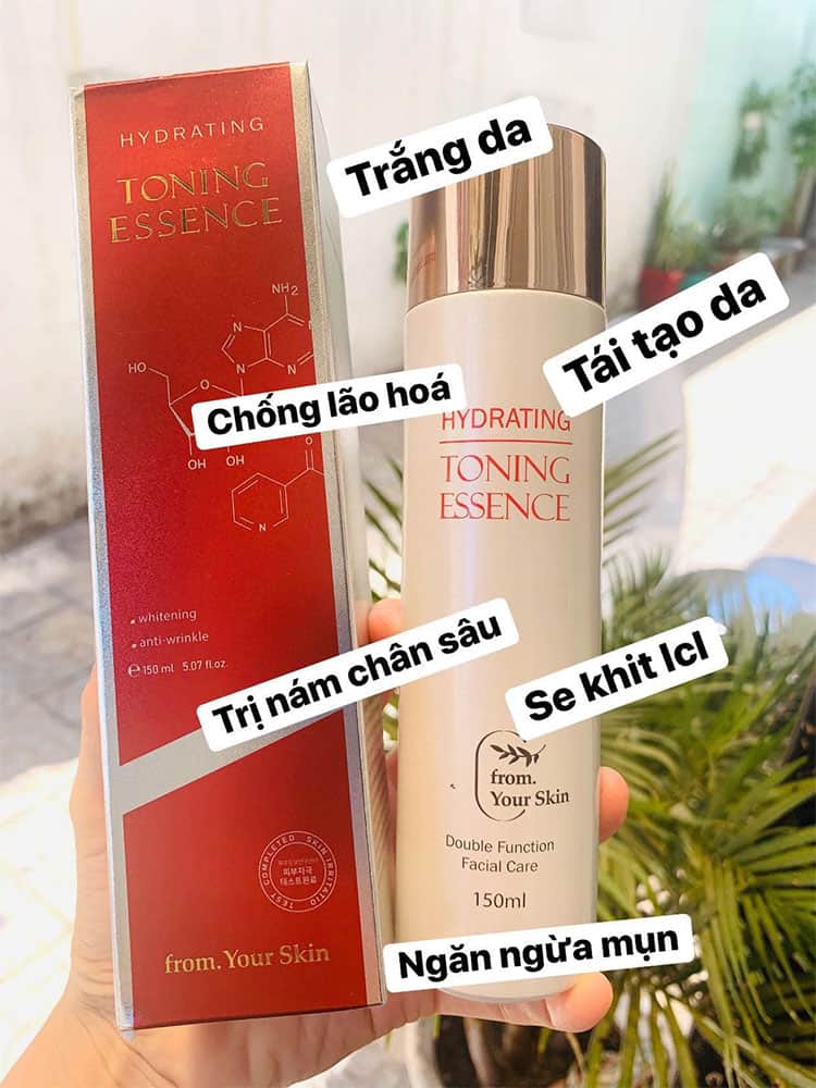 Tinh chất huyết thanh tơ tằm Hydrating Toning Essence From Your Skin 150ml