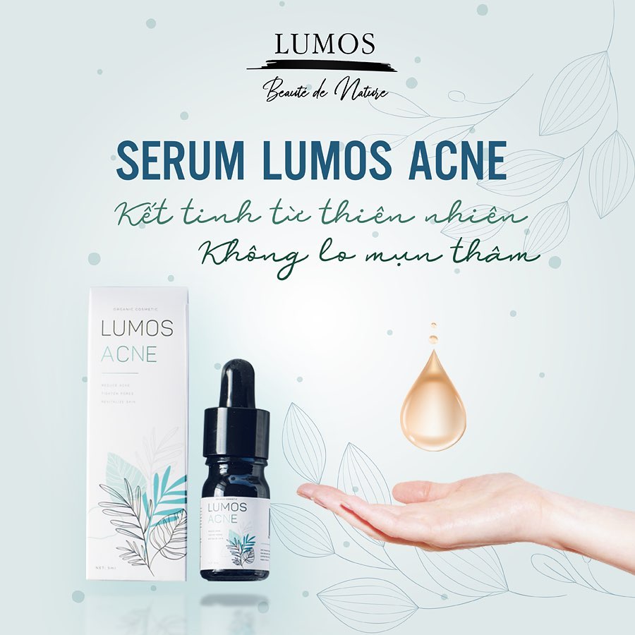 Huyết thanh trị mụn LUMOS ACNE USA - mờ thâm, trắng da