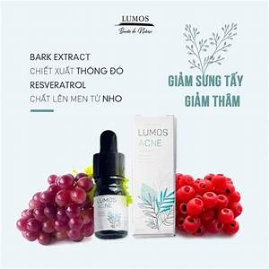 Huyết thanh trị mụn LUMOS ACNE USA - mờ thâm, trắng da