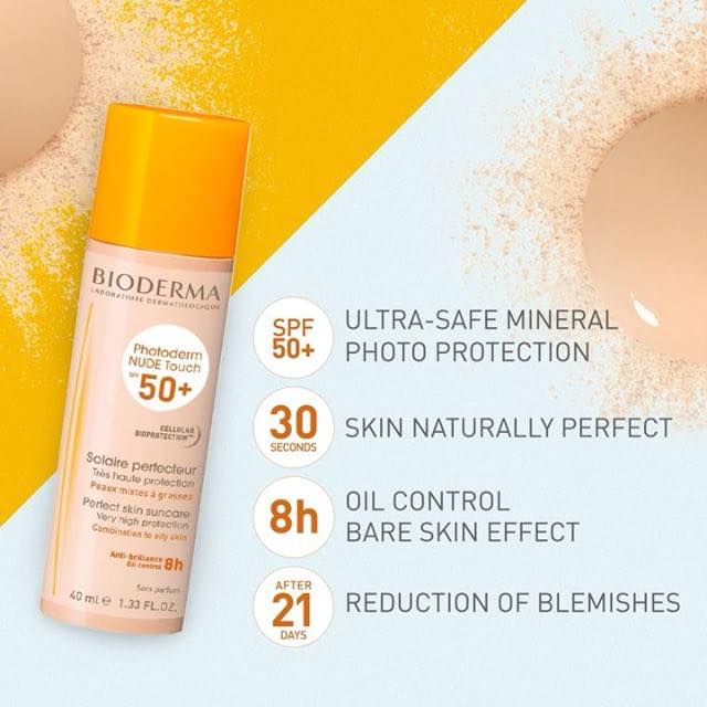 Kem Chống Nắng Bioderma Photoderm Nude Touch SPF 50+