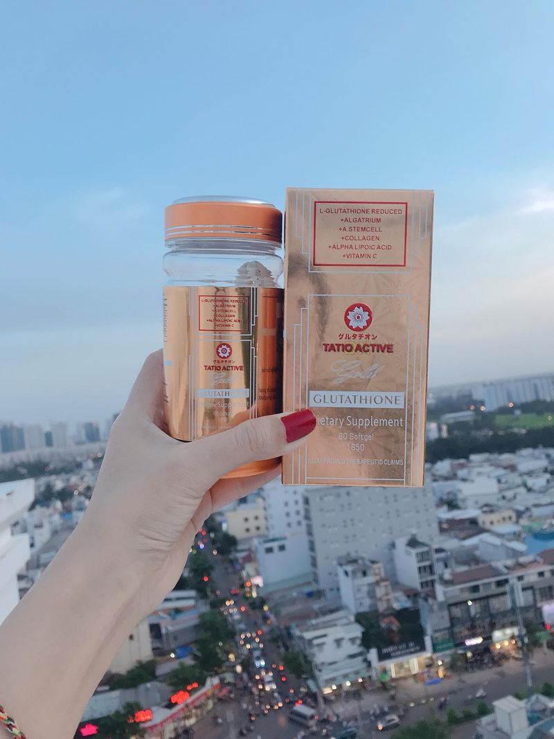 Viên uống trắng da Tatio Active Gold Glutathione