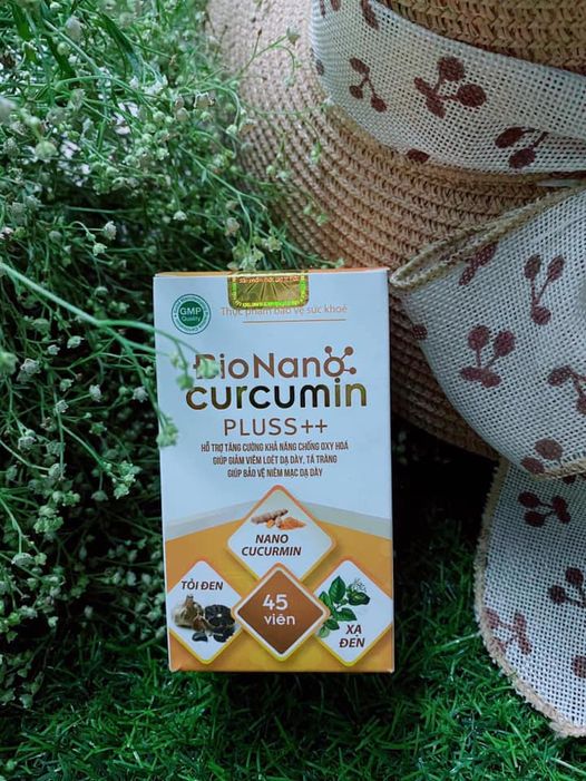 Thực phẩm bảo vệ sức khỏe Bio Nano Curcumin Pluss++ - Hỗ trợ giảm viêm loét dạ dày