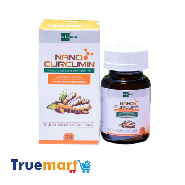 Viên nang Nano Curcumin OIC 30 viên - Thực phẩm bảo vệ sức khỏe thế hệ mới