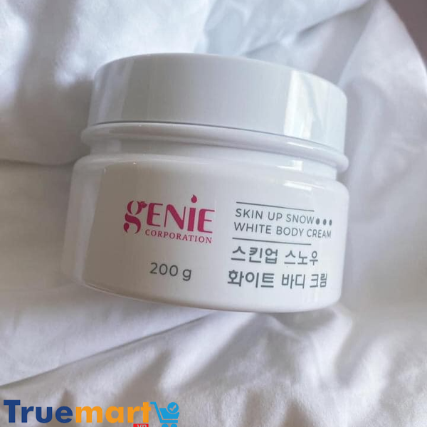 Kem Trắng Da Tinh thể nước Genie Skin Up Snow White Body Cream - 200g