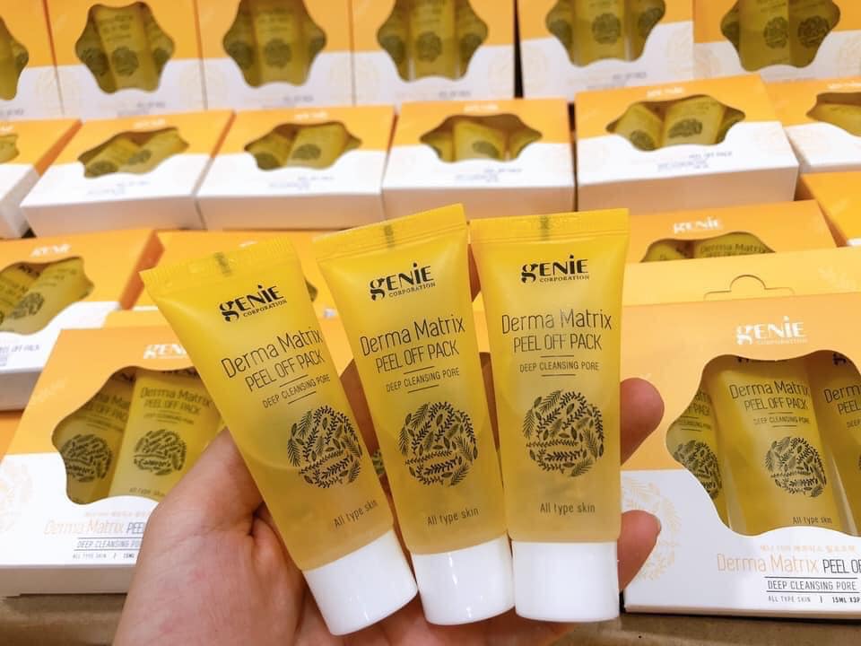 Mặt Nạ Genie Derma Matrix Peel Off Pack - Làm sạch da, chống lão hóa