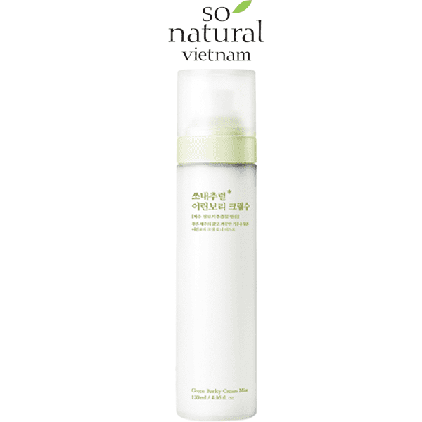 Xịt Khoáng Lúa Mạch So’Natural Green Barley Cream Mist Hàn Quốc