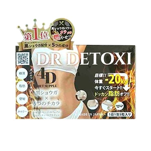 Viên Uống Giảm Cân Thải Độc Dr Detoxi 4D Nhật Bản