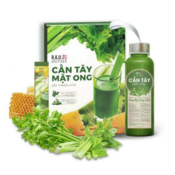 Bột Cần Tây mật ong Motree - Giảm Cân, Detox, Làm Đẹp Da