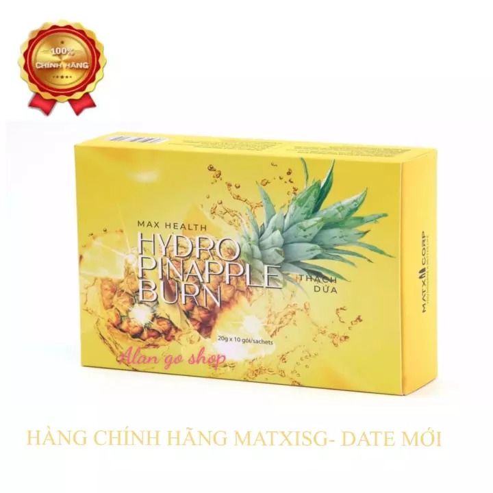 Thạch Dứa Giảm Cân Maxicorp chính hãng- Hộp 10 Gói