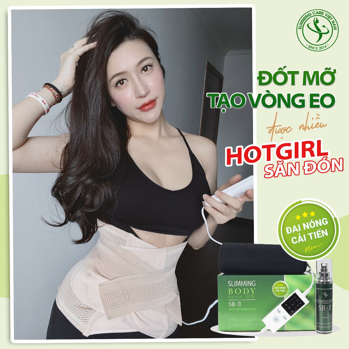 Combo Đốt Mỡ - Săn Da - Trị Rạn Slimming Body  2 + Slimming Day Collagen ( Phiên bản cải tiến)