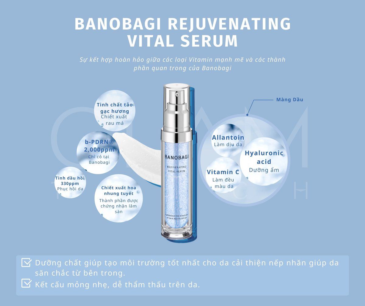 Serum Vital Trẻ Hóa  Banobagi Rejuvenating Vital Serum