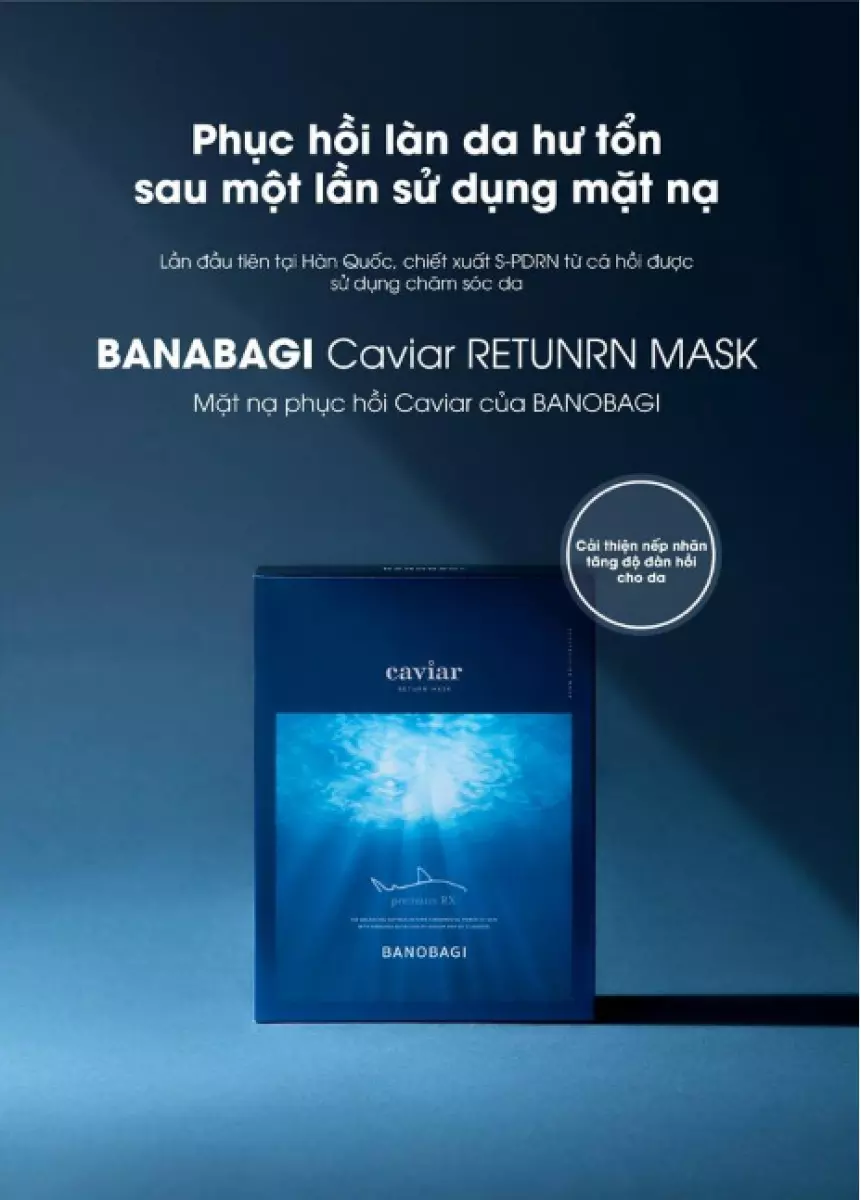 Mặt nạ cao cấp Banobagi Caviar Return Mask (hộp 10 miếng)