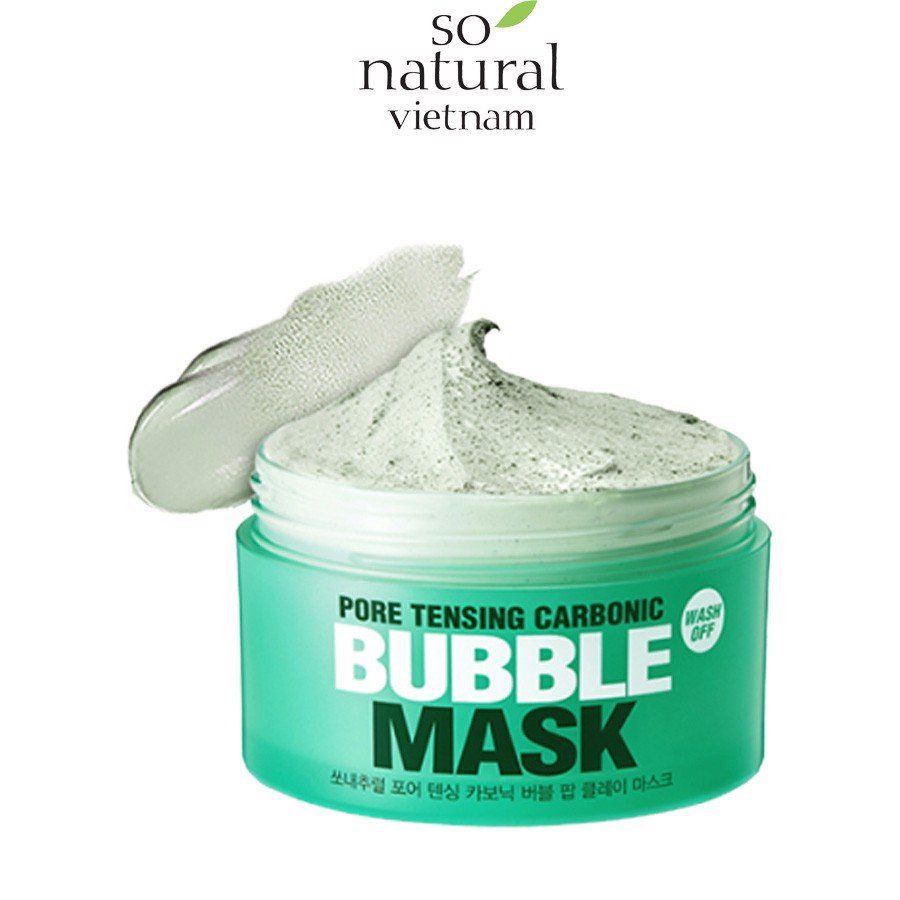 Mặt nạ So’Natural Pore Tensing Carbonic Bubble Mask