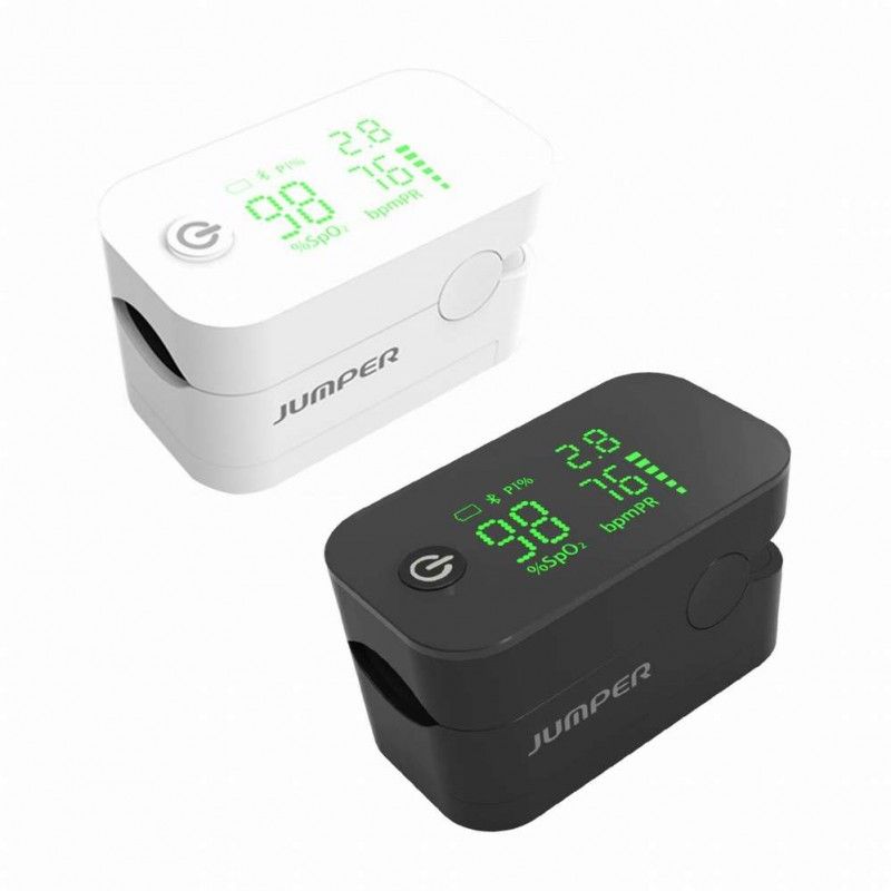 Máy Đo Nồng Độ Oxy Trong Máu SPO2, PR, PI Jumper JPD-500G, Kết Nối Bluetooth APP Mobile