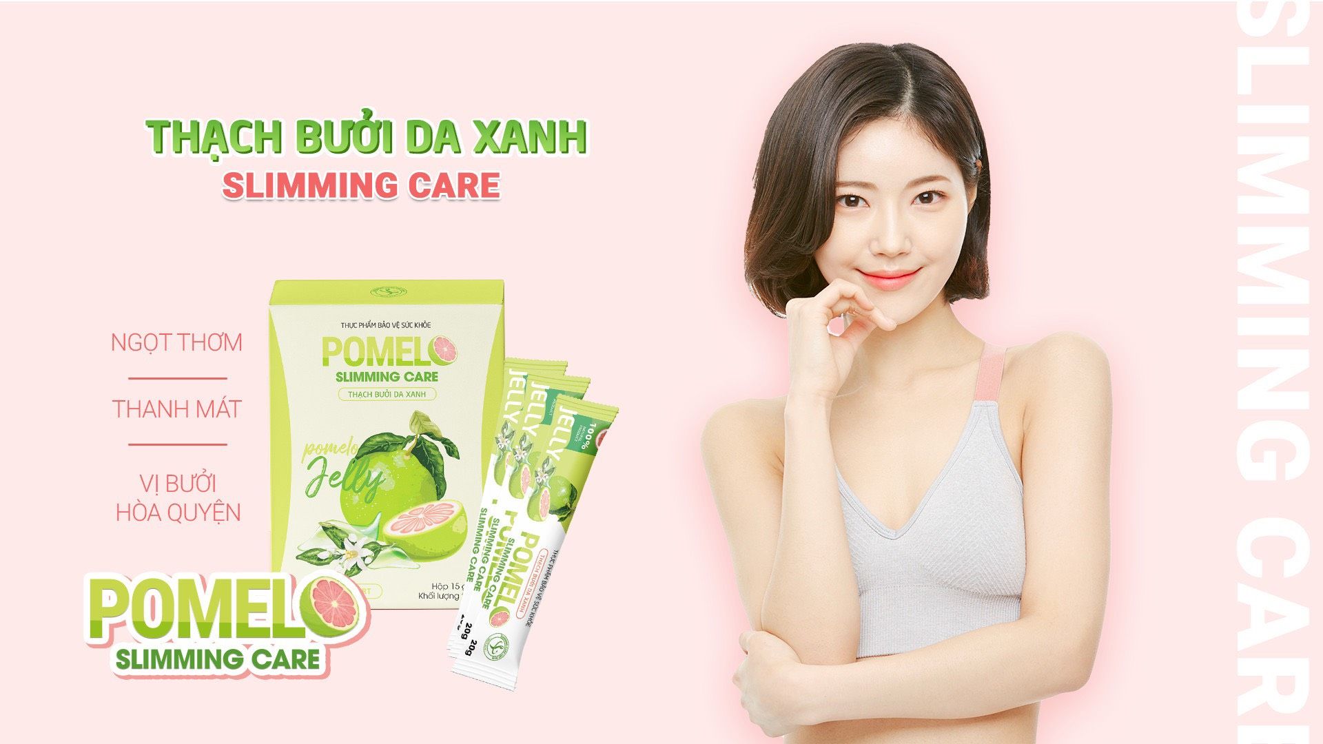 Thạch Bưởi Da Xanh Pomelo Slimming Care ( Giảm cân an toàn )