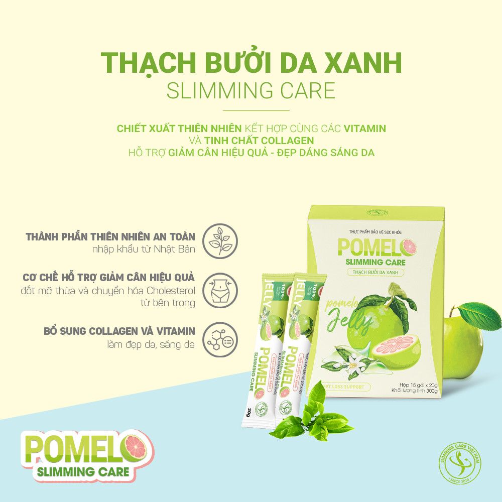 Thạch Bưởi Da Xanh Pomelo Slimming Care ( Giảm cân an toàn )