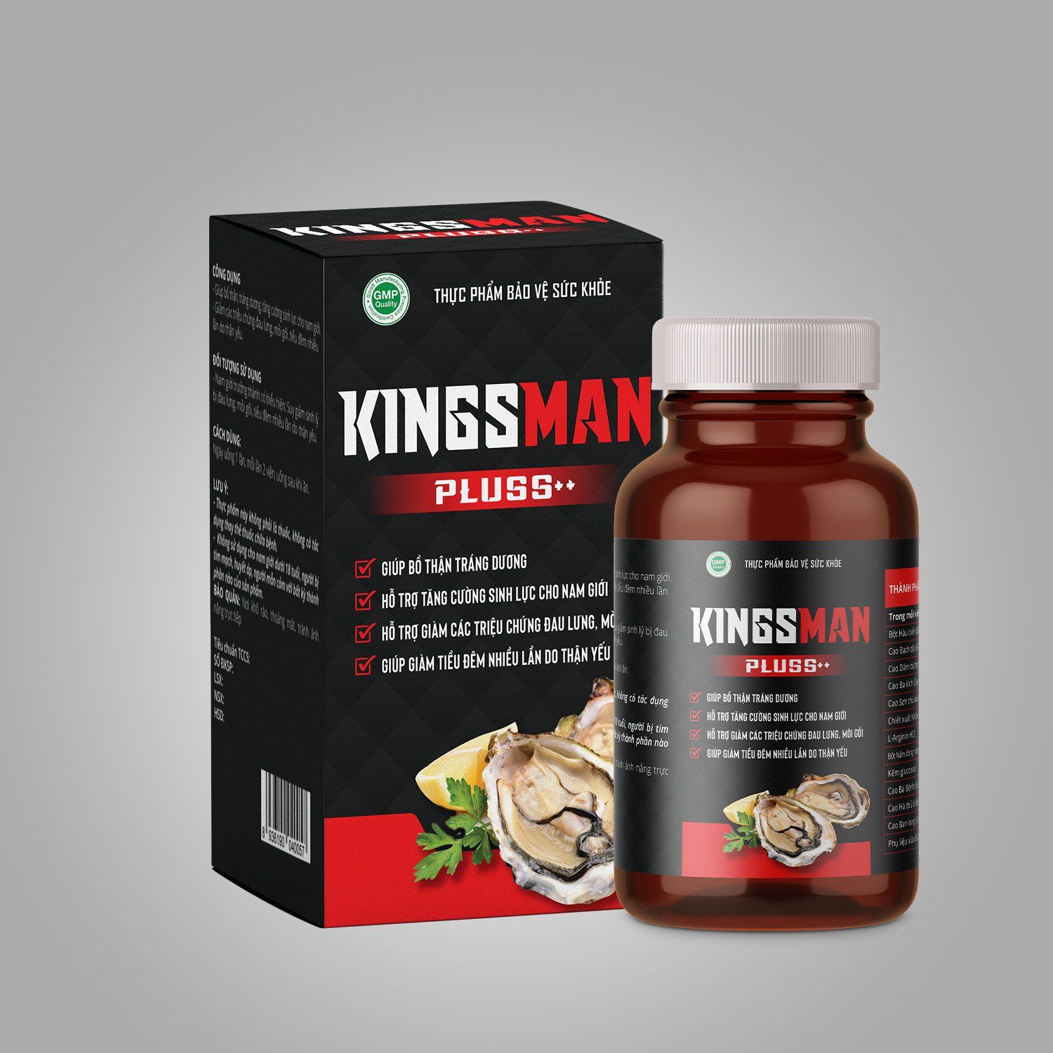 Thực phẩm bảo vệ sức khỏe BIO Kingsman pluss++ - Hỗ trợ bổ thận, tráng dương ( 30 viên)