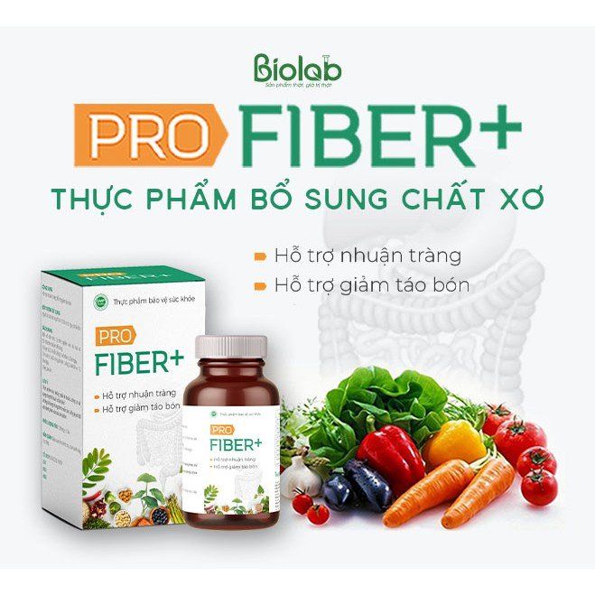 Thực phẩm bảo vệ sức khỏe BIO Profiber+ - Giúp bổ sung chất xơ, hỗ trợ tăng cường tiêu hoá( 30 viên)