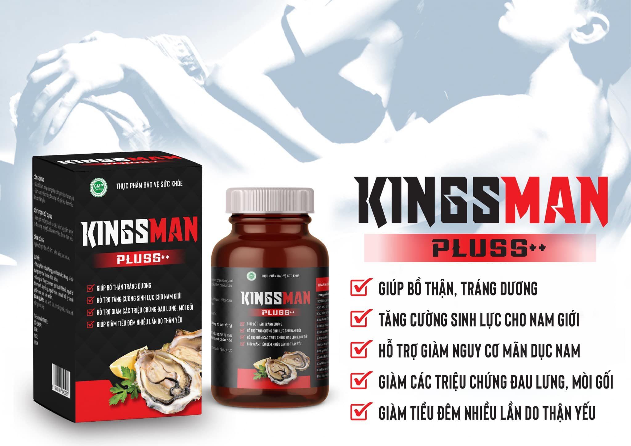 Thực phẩm bảo vệ sức khỏe BIO Kingsman pluss++ - Hỗ trợ bổ thận, tráng dương ( 30 viên)