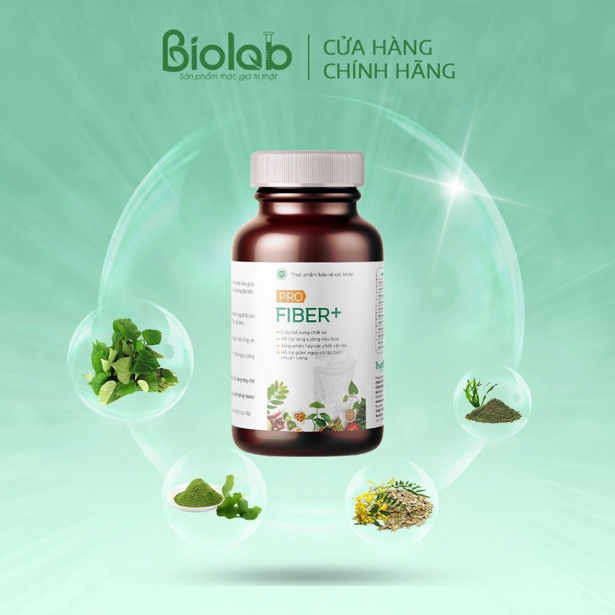 Thực phẩm bảo vệ sức khỏe BIO Profiber+ - Giúp bổ sung chất xơ, hỗ trợ tăng cường tiêu hoá( 30 viên)