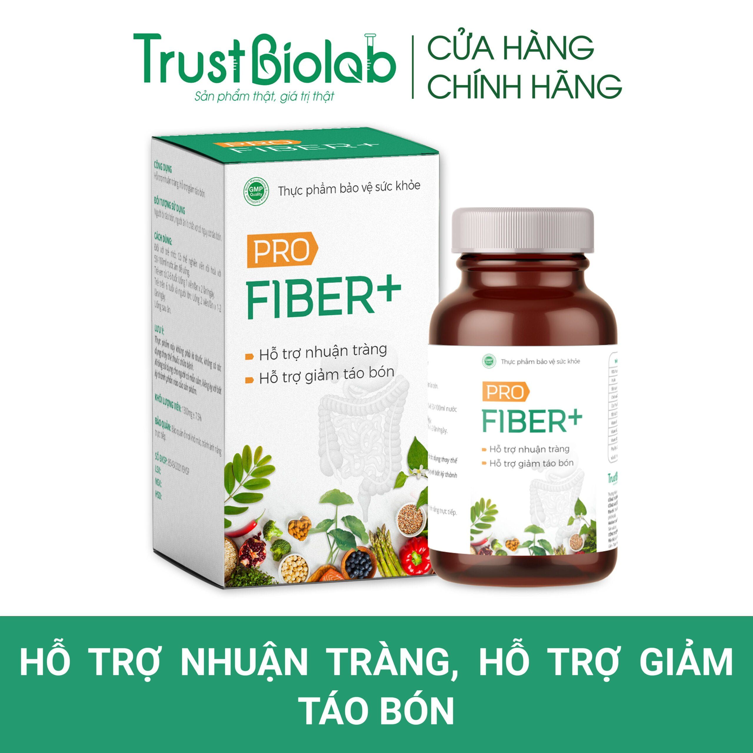 Thực phẩm bảo vệ sức khỏe BIO Profiber+ - Giúp bổ sung chất xơ, hỗ trợ tăng cường tiêu hoá( 30 viên)