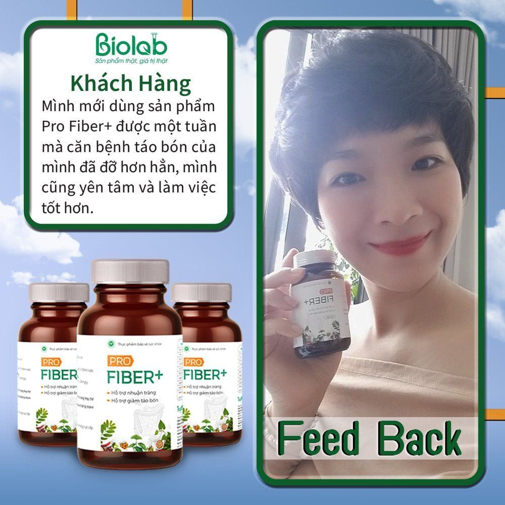 Thực phẩm bảo vệ sức khỏe BIO Profiber+ - Giúp bổ sung chất xơ, hỗ trợ tăng cường tiêu hoá( 30 viên)