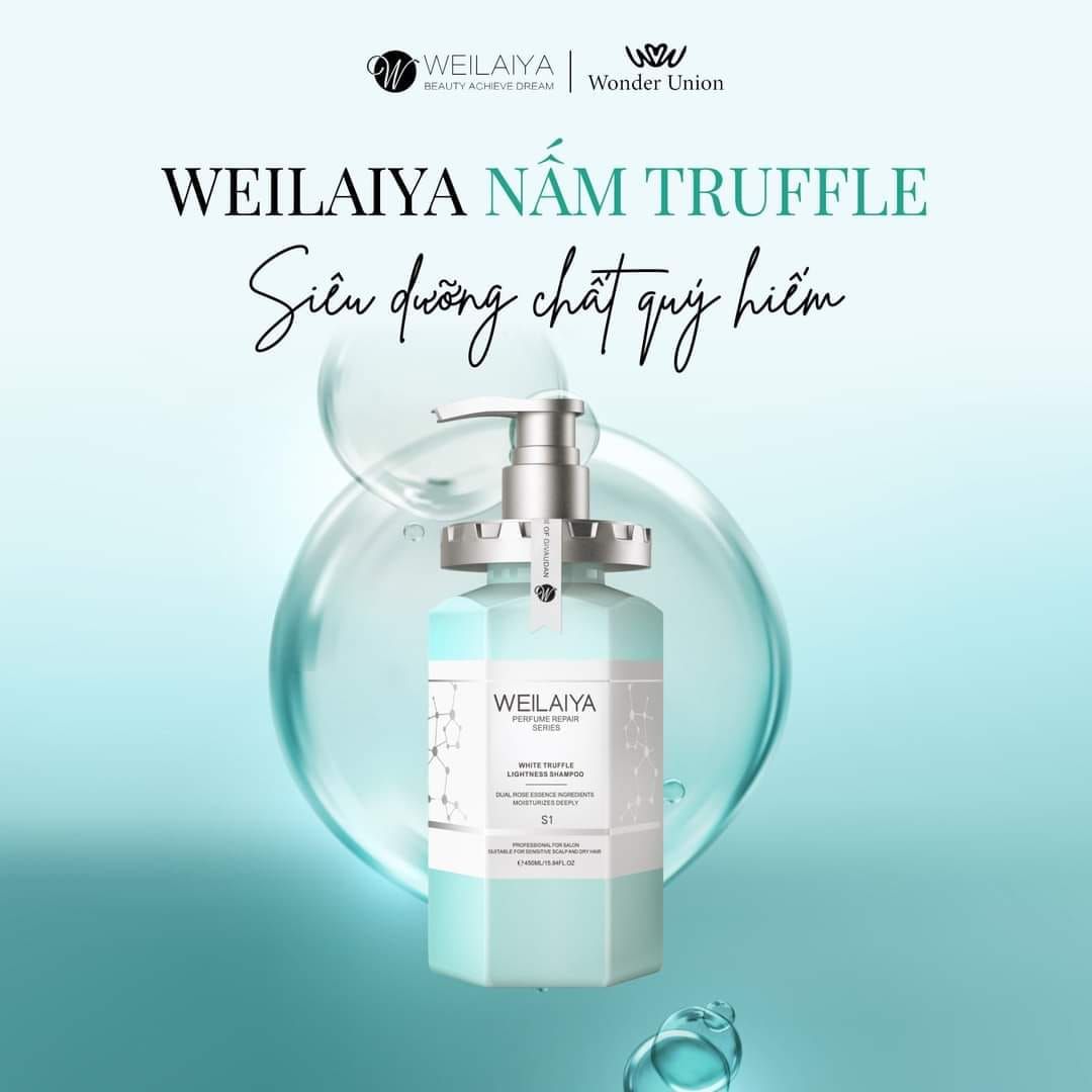 Dầu gội phục hồi đa tầng Nấm Truffle Weilaiya 450ml