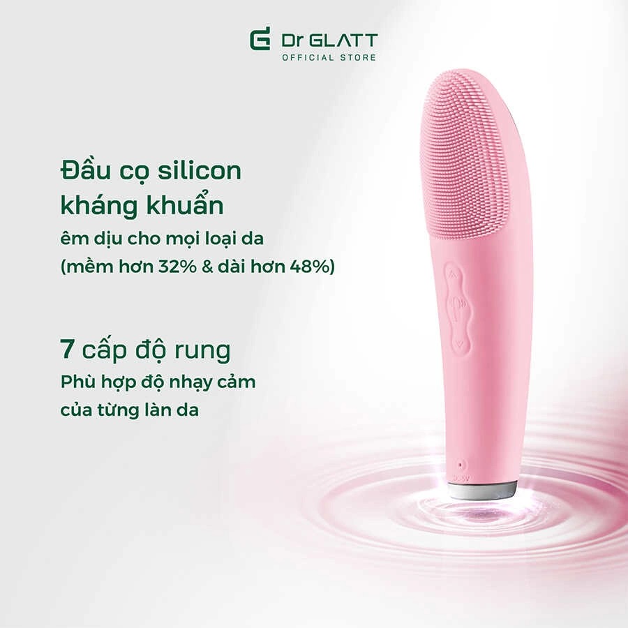 Máy rửa mặt và đẩy tinh chất Dua Fit Pro, 4 trong 1, hàng chính hãng Dr Glatt, thương hiệu Đức