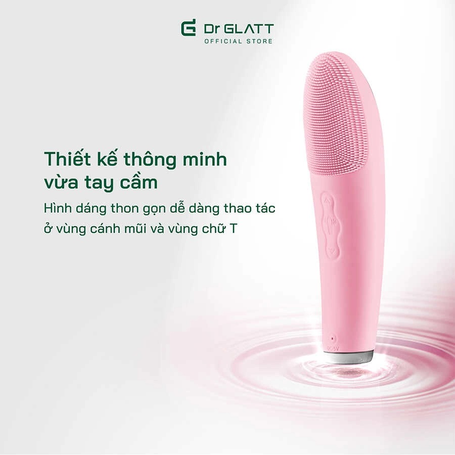 Máy rửa mặt và đẩy tinh chất Dua Fit Pro, 4 trong 1, hàng chính hãng Dr Glatt, thương hiệu Đức