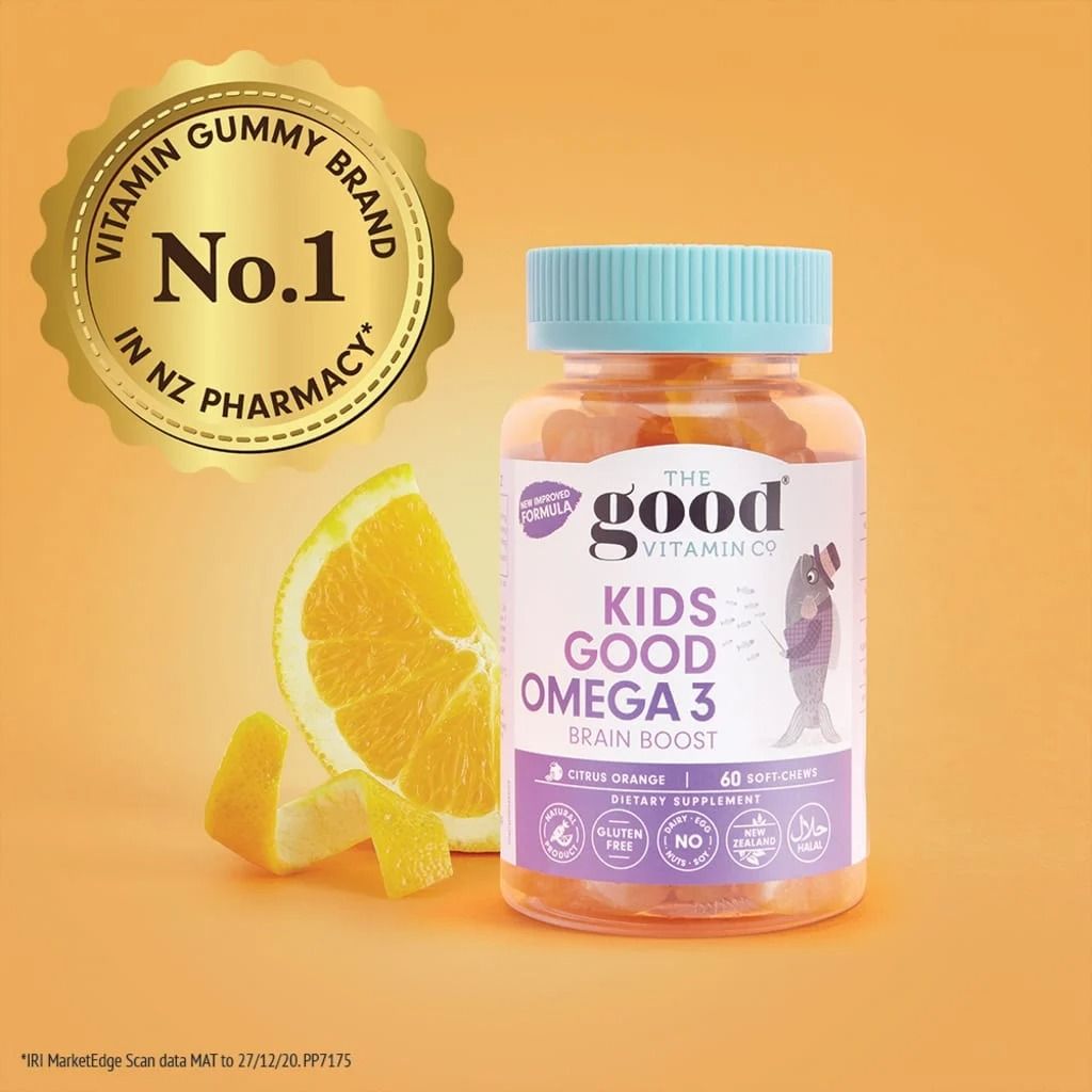 Kẹo dẻo Gummy  Vitamin Kids Good Omega3 - Bổ sung omega 3 tăng cường phát triển trí não