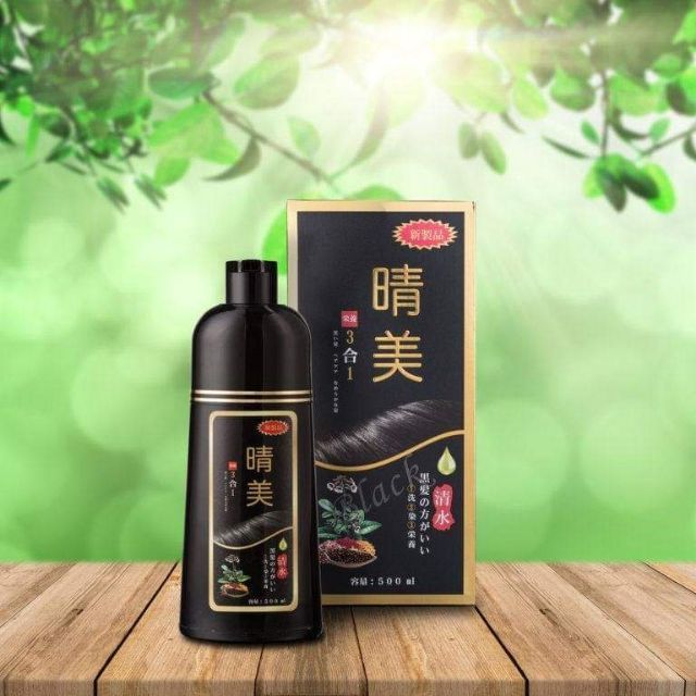 Dầu gội phủ bạc thảo dược Komi Nhật Bản chai 500ml làm đen tóc