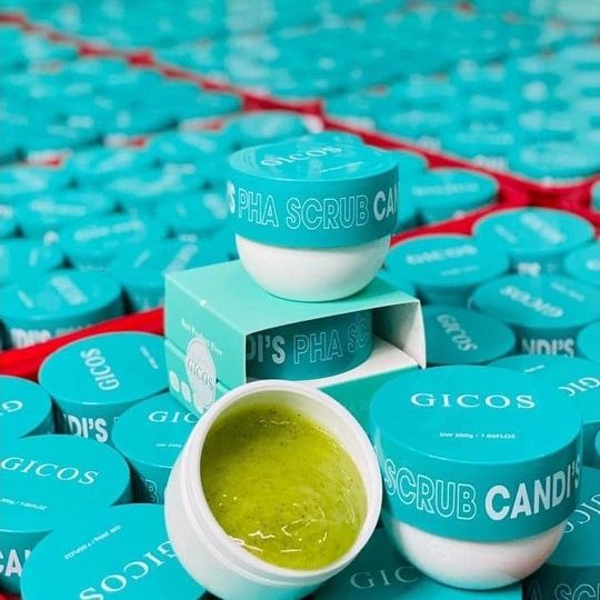 Kẹo Thanh Tẩy Gicos Candi's PHA Scrub Tẩy Tế Bào Chết Da Trắng Hồng Rạng Rỡ