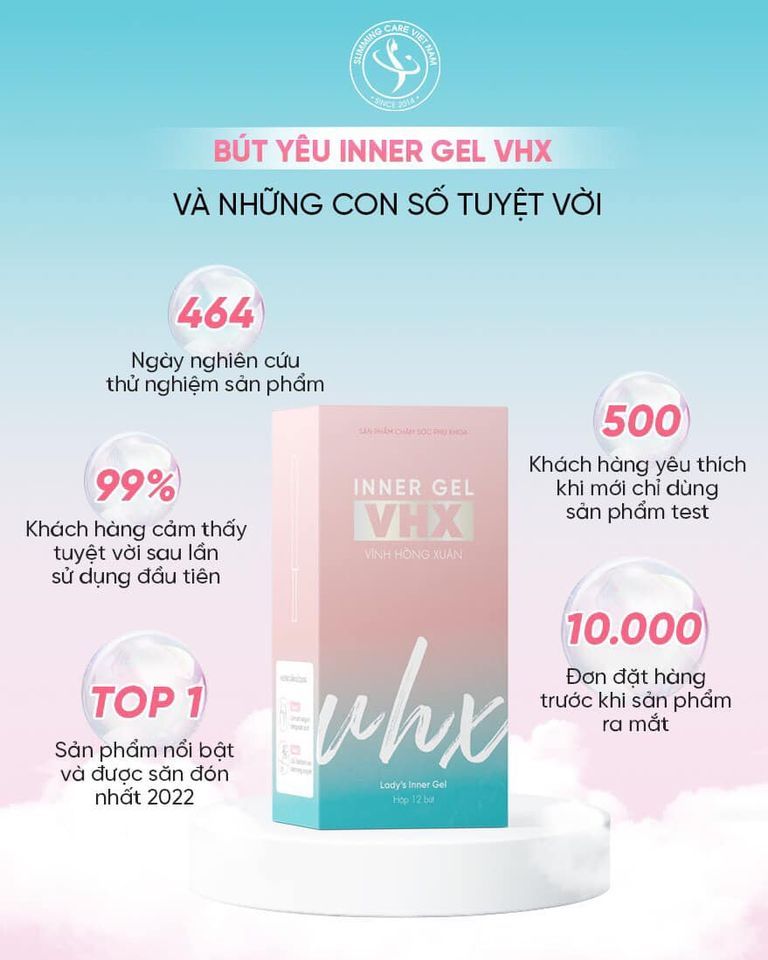 Sản phẩm chăm sóc phụ khoa Bút yêu Inner Gel VHX Vĩnh Hồng Xuân (Bản cải tiến)