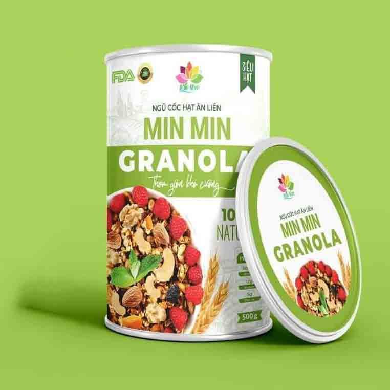 GIẢM GIÁ Ngũ Cốc Granola Min Min – Bữa Ăn Lành Mạnh