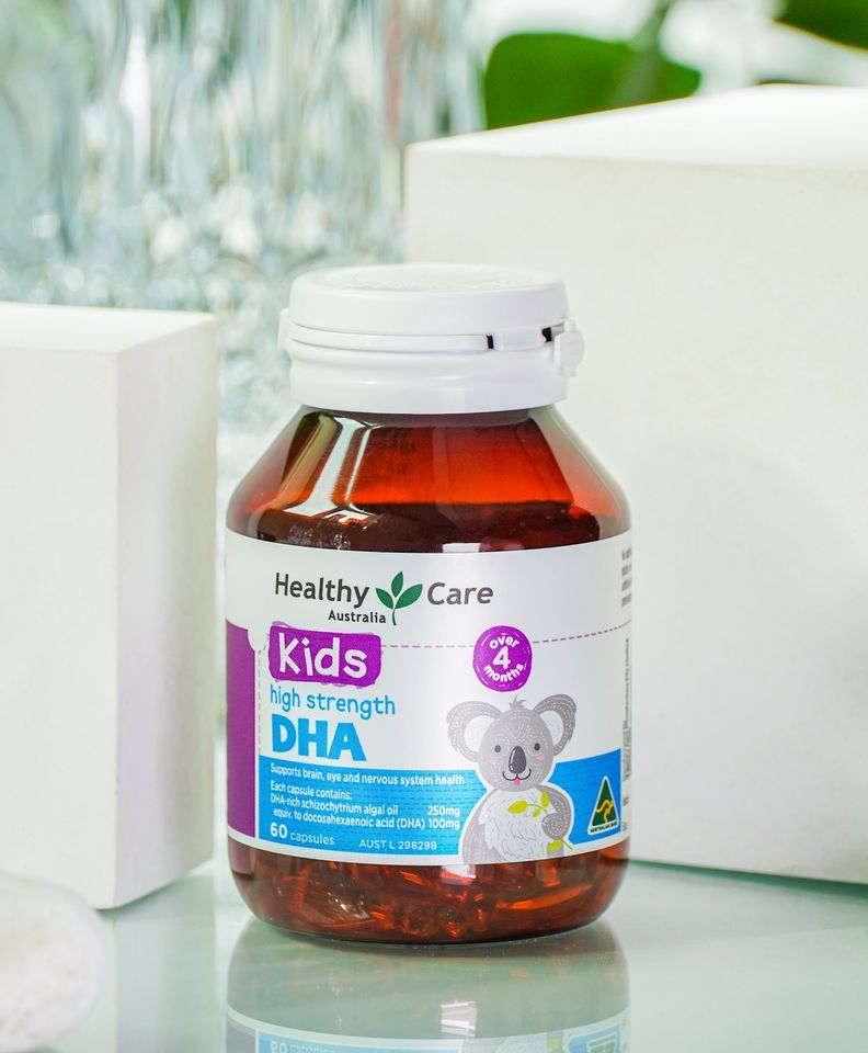 Dầu cá bổ sung DHA cho bé Healthy Care Kid’s High - 60 viên