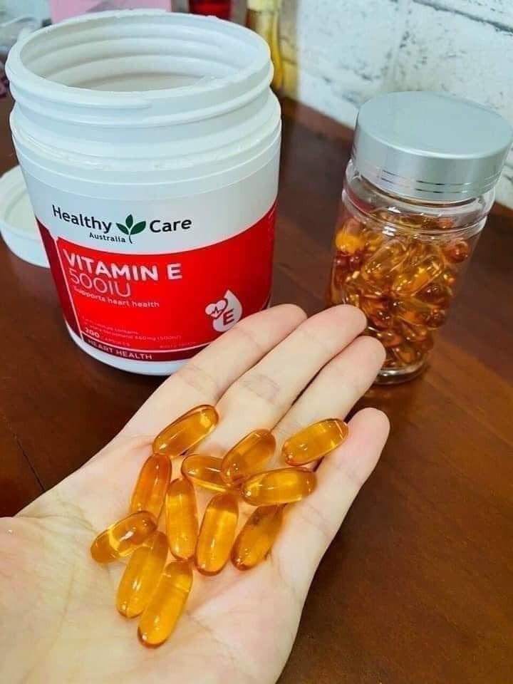 Viên Uống Vitamin E Healthy Care 500IU Hộp 200 Viên Của Úc