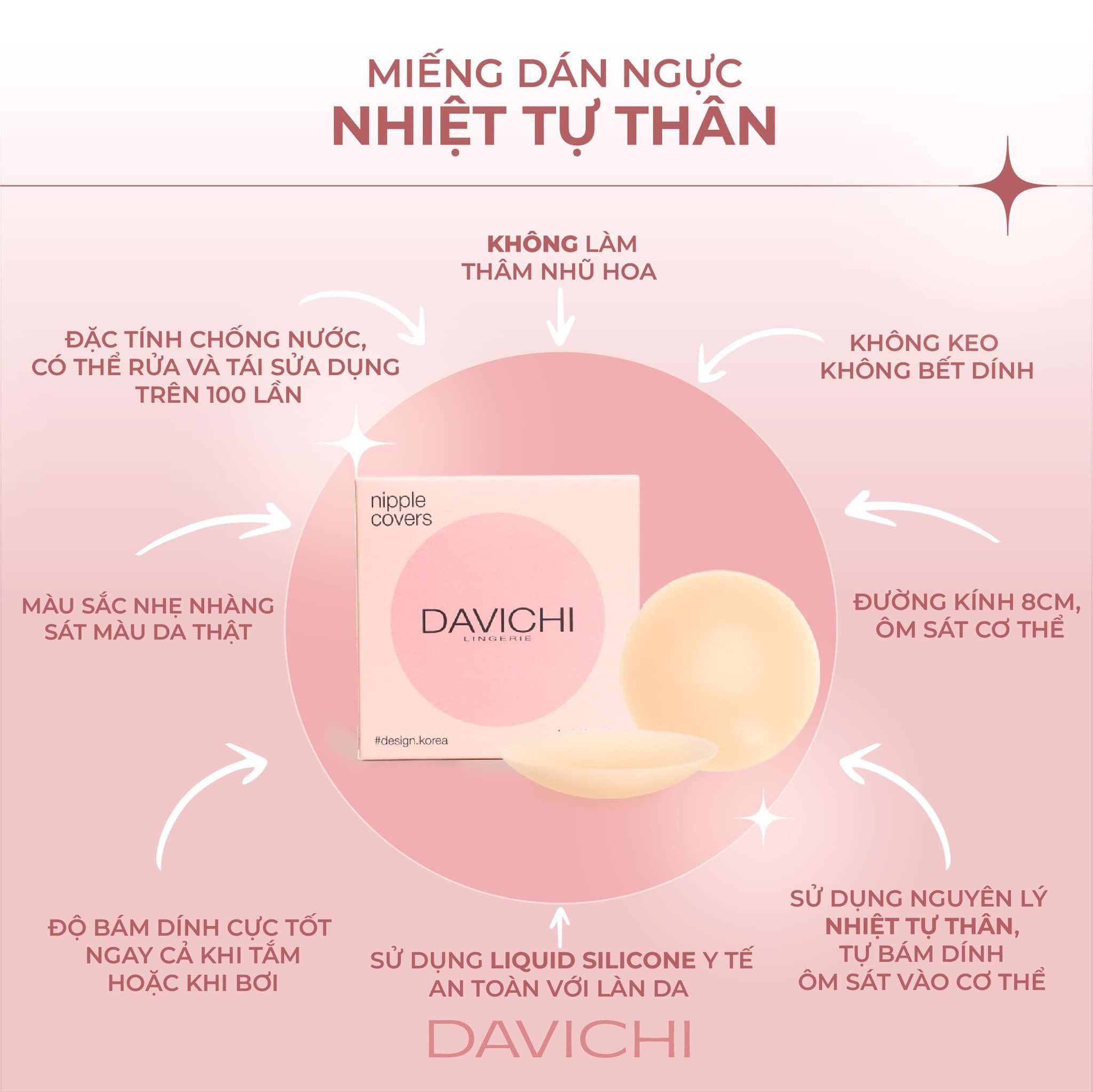 Miếng dán ngực sinh nhiệt tự thân Davichi