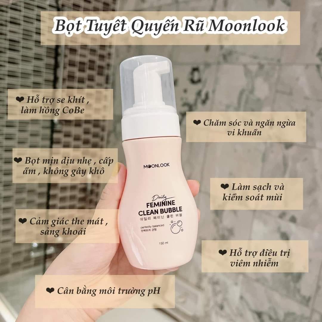 Dung dịch vệ sinh Bọt Tuyết MoonLook - 150ml