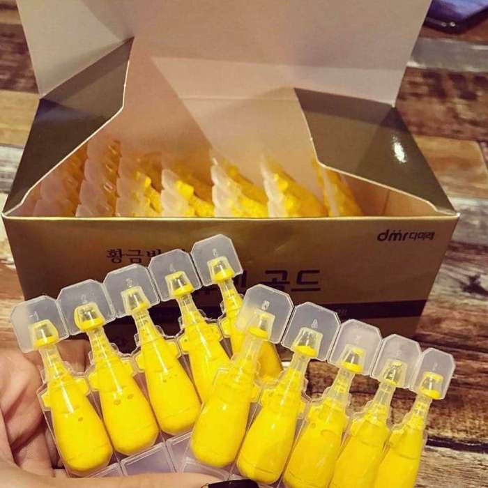 Tinh nghệ Nano Curcumin Gold Golden Gift Hộp 100 ống x2ml