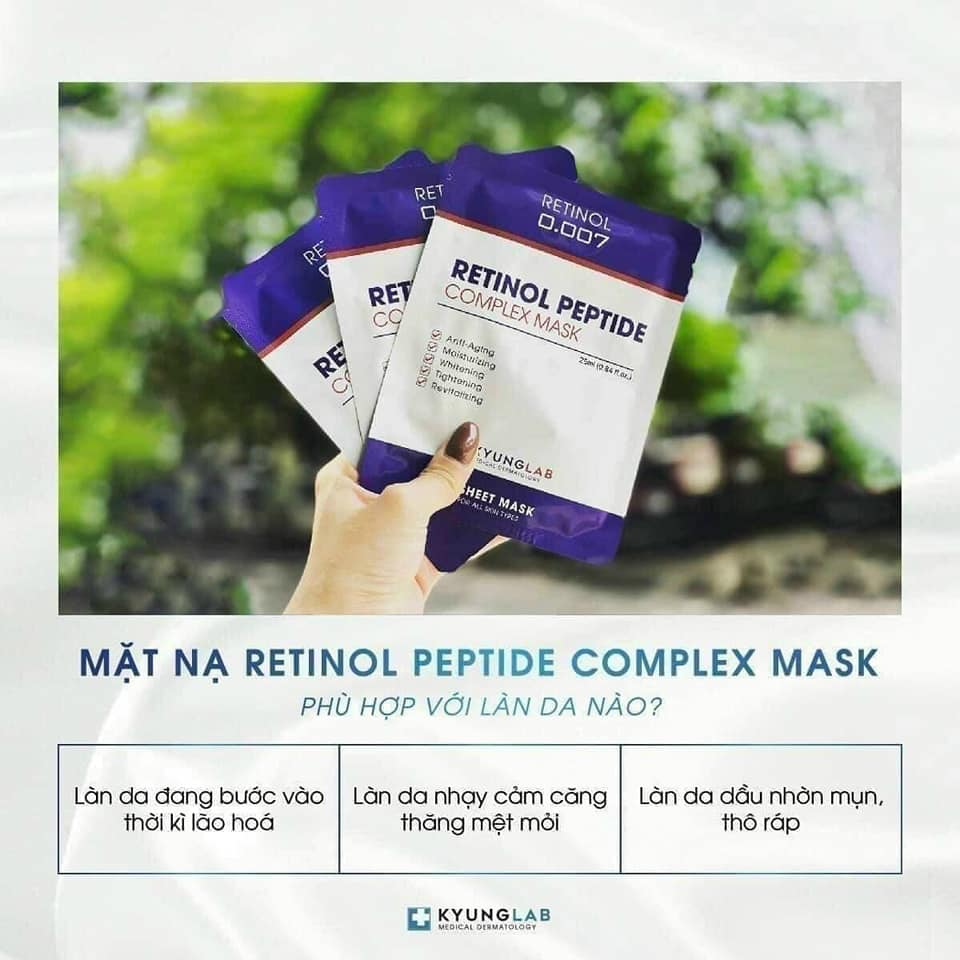 Retinol tái tạo làn da ALAB CREAM 2.0 (Tuýp 30ml) TẶNG 2 Hộp Mặt nạ trị liệu tái sinh Retinol Peptide Complex Mask