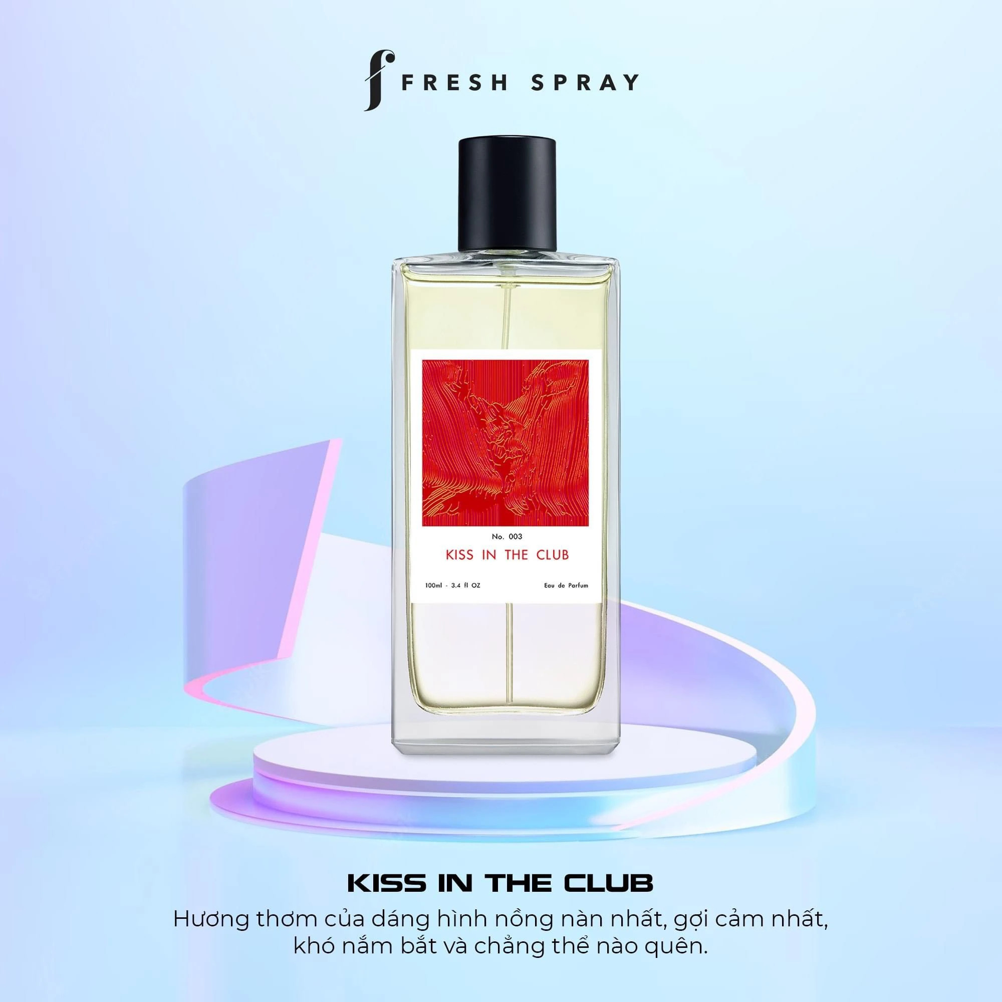 Nước hoa xịt thơm quần áo F Fresh Spray No.003 - Kiss in the Club