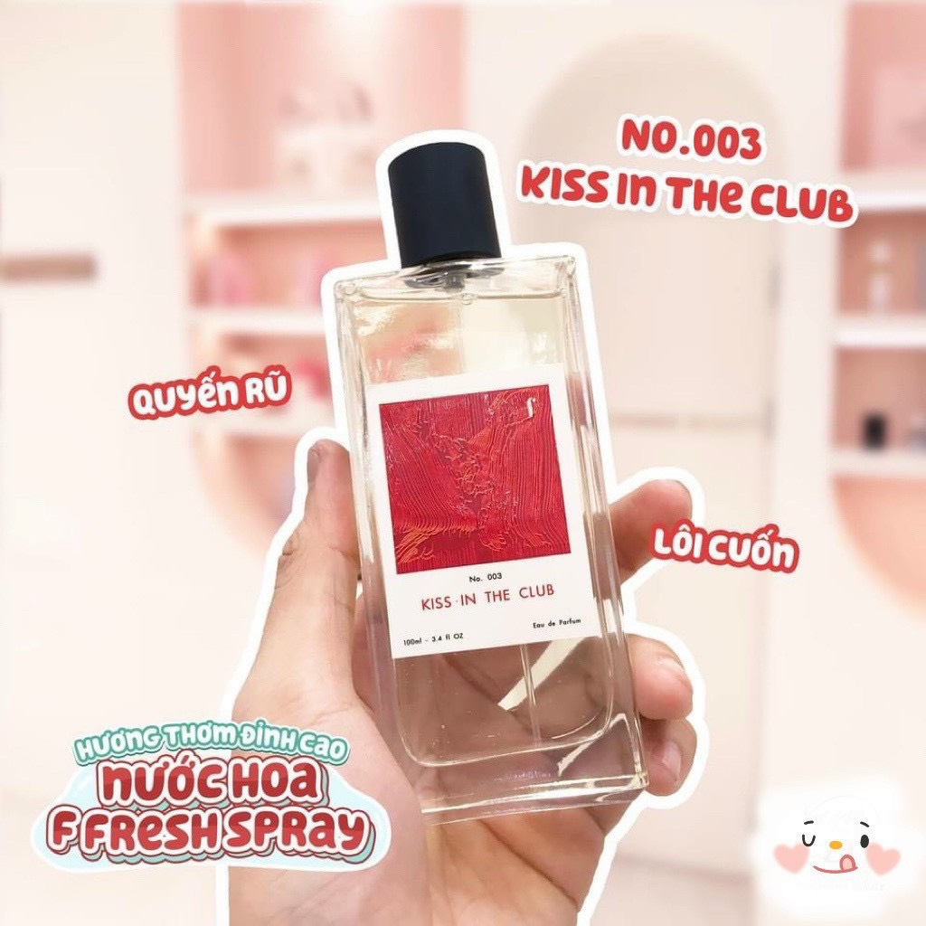 Nước hoa xịt thơm quần áo F Fresh Spray No.003 - Kiss in the Club